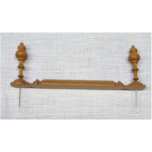 Struttura ventaglio legno crachele argento finale merletto 6,5