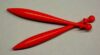 Fusello in materiale plastico n°107 rosso valentino cm 11 - immagine 2