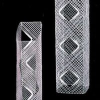 Hand made bobbin laces: cones and steles
