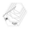 Long hexagon ruler, ez quilting - immagine 4