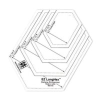 Long hexagon ruler, ez quilting
