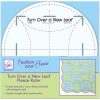 Turn over a new leaf, fleece ruler,  june tailor