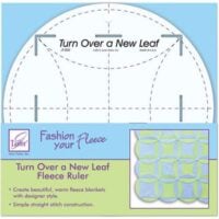 Turn over a new leaf, fleece ruler,  june tailor