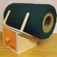 Kit supporto da tavolo girevole con base regolabile , cassetto e tombolo cantù cm 40