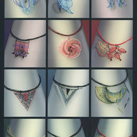 Jana's textile jewellery