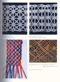 Pagine interne del libro Palickovani 3° con motivi a fuselli a colori.