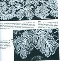 The structure of threads for lace