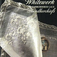 Whitework embroidered lace handkerchiefs