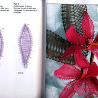Bobbin lace flowers