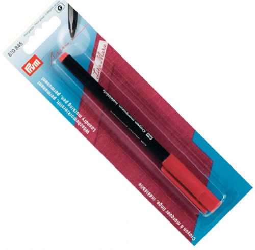 Matita per marca biancheria indelebile, sottile e rossa, prym 611845