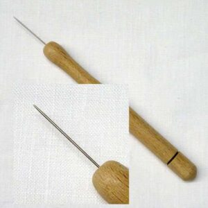 Punteruolo foradisegni in legno di morta (legno fossile) tombolo & disegni made in italy