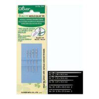 Aghi clover doppia cruna senza punta
