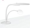 Daylight d23020-01 swan table lampada  neon e lente da tavolo
