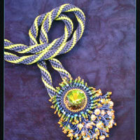 More necklaces braided on the kumihimo disk, Karen de sousa