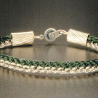 Kumihimo wire jewelry, Imperia Giovanna