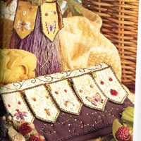Beaded dimensional embroidery, helan pearce