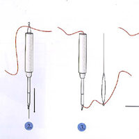 Ago per punchneedle