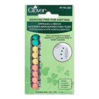 Spilli per maglia a testa piatta, clover 325