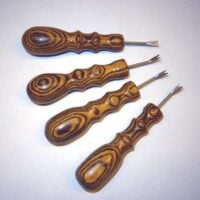 Toglispilli a forchetta in legno di bokote