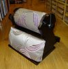 Tombolo spagnolo da tavolo con rullo cm 29 x circonferenza cm 47 e cassetto
