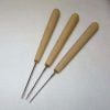 Uncinetto luneville con ago fisso non sostituibile, misura 70-80-100-110