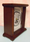 Orologio arte povera da tavolo, cm 19 x 8,5 x 21,7 - immagine 2