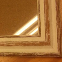 Vassoio spazzolato bianco quadrato maniglie bianche, cm 34x34/vetro cm28x28