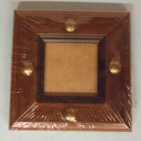 Sottomoka arte povera cm 10x10/vetro cm 4,3x4,3
