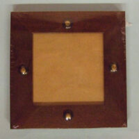Sottopentola arte povera cm 17,7x17,7/vetro cm 11x11