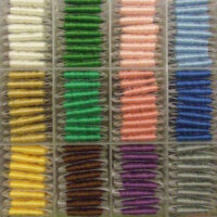 Kit 16 mouline' di cotone tinta unita aless