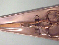 Forbice ricamo bianco alpen made in italy
