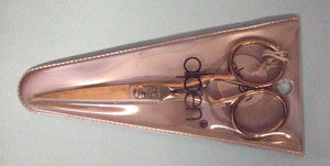 Forbice ricamo bianco alpen made in italy