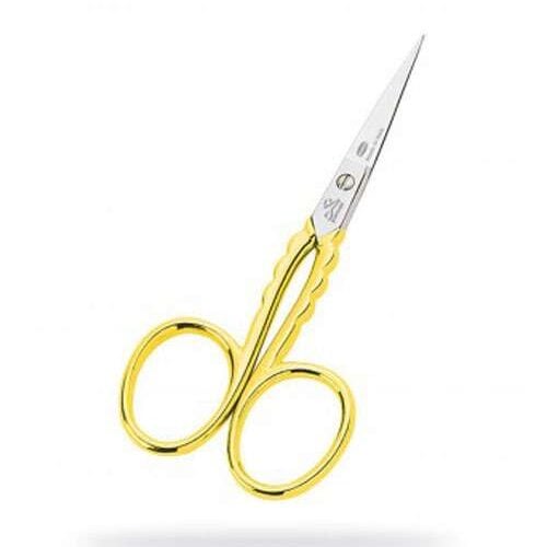 Forbice ricamo dorata cm 9,2 premax, made in italy