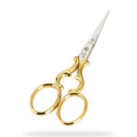Forbice ricamo dorata cm 9,7 premax, made in italy