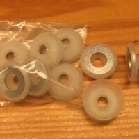 5 bobine per kumihimo con peso da 24 gr