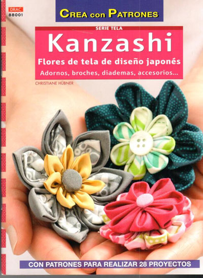 Stella Di Natale Kanzashi.Kanzashi Flower Fiori Di Tessuto Giapponesi Tombolo E Disegni