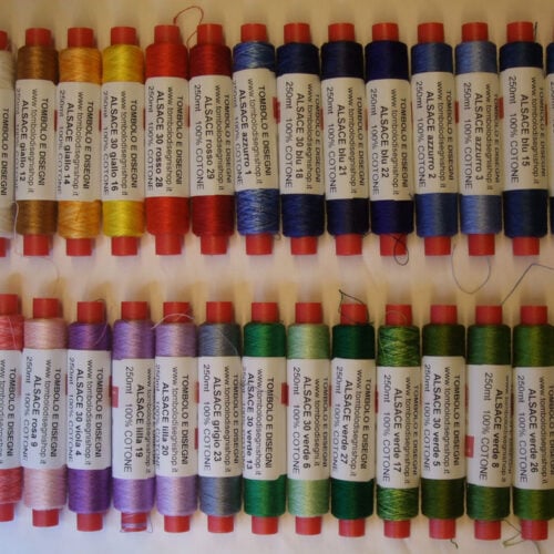 Jolly: kit 6 pezzi retors d'alsace dmc n°30 colorato