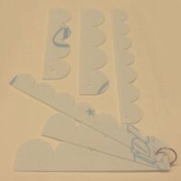 Template per bordini a cappe cm 5-6-7