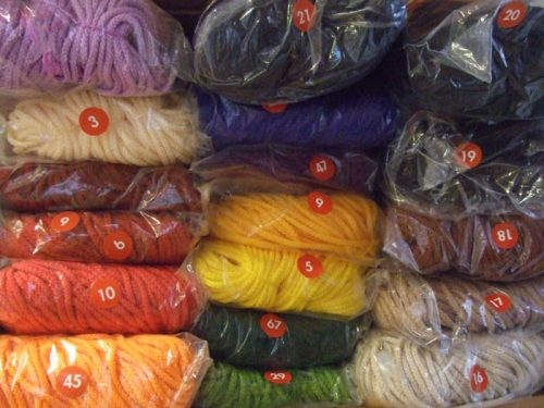 JOLLY/MACRAME' OMEGA, MATASSA 500GR/ MT 165, 100% NYLON - TANTI COLORI