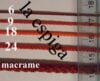 Jolly/macrame' omega, matassa 500gr/ mt 165, 100% nylon - tanti colori - immagine 3