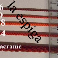 Macrame' omega, matassa 500gr/ mt 165, 100% nylon - tanti colori