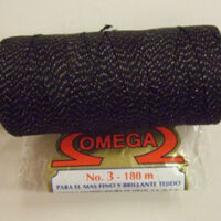 Metallic  omega n°3 mt 180, 90%nylon-10%poliestere metallizzato, vari colori