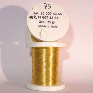 Fusello 207 in ciliegio con fessura per ricamo in oro