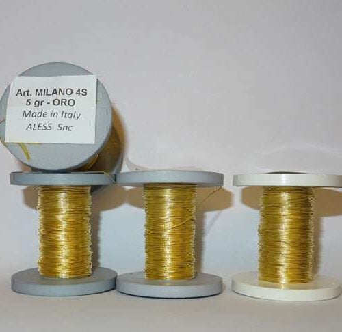 Milano oro fino 990-cordonetto liscio e lucido-gr 5 misura 4s-5s-6s-7s