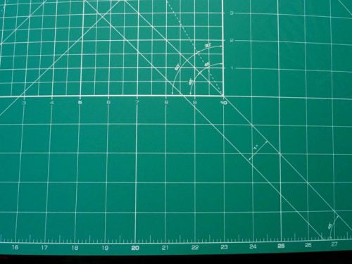 Olfa cm-a1 cutting mat/ base taglio per taglierine mm 920 x 610 , mm 2 - immagine 2