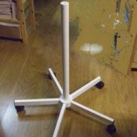 Supporto a 5 raggi con ruote, daylight 53070