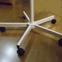Supporto a 5 raggi con ruote, daylight 53070