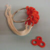 Floss organiser, 10 petali portafili con anello, tombolo e disegni - immagine 2