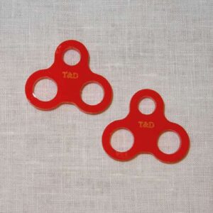 2 floss organiser, portafili in plastica (testa di cavallo)