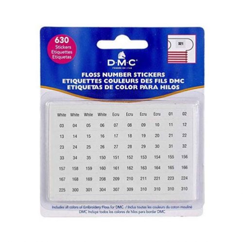 630 etichette autoadesive per farfalline dmc 6103